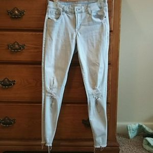 Old Navy Rockstar Light Wash Denium Jeans
